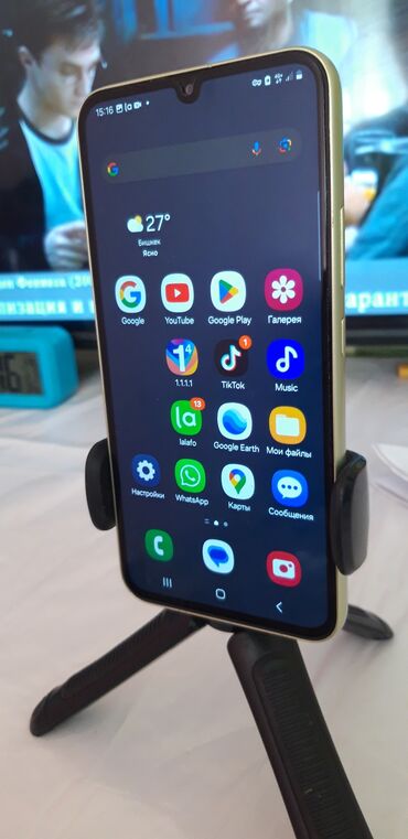 Samsung: Samsung Galaxy A34 5G, Б/у, 256 ГБ, цвет - Бежевый, 1 SIM