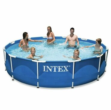 дача с бассейном аренда бишкек: 🔥Каркасный бассейн Intex 344×76 - идеален для лета!🔥 💦Удобный размер