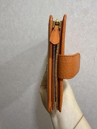 Aksesuarlar: Prada Milano qadın pulqabısı ORIGINAL - Material: toxumalı təbii dəri — 3