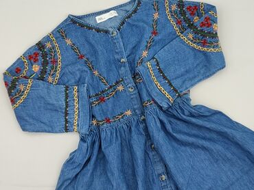 sukienka do chrztu długi rękaw: Dress, Zara, 5-6 years, 110-116 cm, condition - Perfect
