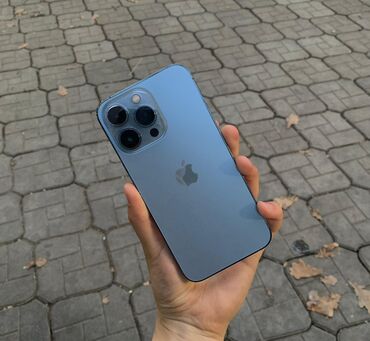 iphone 13 цена бу: IPhone 13 Pro, Б/у, 256 ГБ, Голубой, Чехол, 85 %