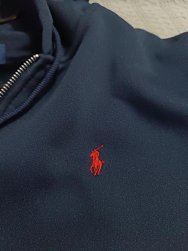 белые мужские джемперы: Мужская толстовка, Ralph Lauren, M, цвет - Синий — 2