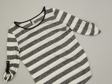 Bluzki: Bluza S (EU 36), stan - Dobry, wzór - Linia, kolor - Biały