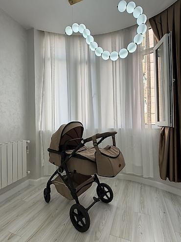 çilek beşik: Uşaq arabası – Kidilo, bej rəng.350azn alinib tep tezedir bir nece — 1