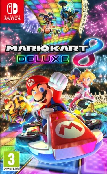 Oyun diskləri və kartricləri: Nintendo switch mariokart deluxe 8