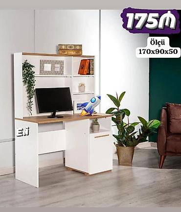 Sifarişlə ev mebeli: Düz masa, Polkalı, Siyirməli, Sadə laminat, Zəmanətsiz, Kredit yoxdur — 1