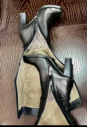 Сапоги: Сапоги, 36, Новый, цвет - Черный, Платная доставка, Самовывоз — 9