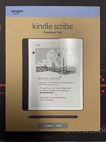mətn pdf: Amazon Kindle Scribe 32GB (2024 Gen) + Premium Pen + Qab (Case) — 1