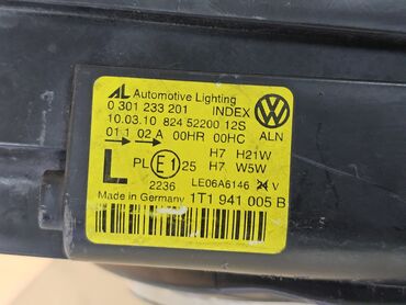 Передние фары: Передняя левая фара Volkswagen 2008 г., Б/у, Оригинал, Германия — 7