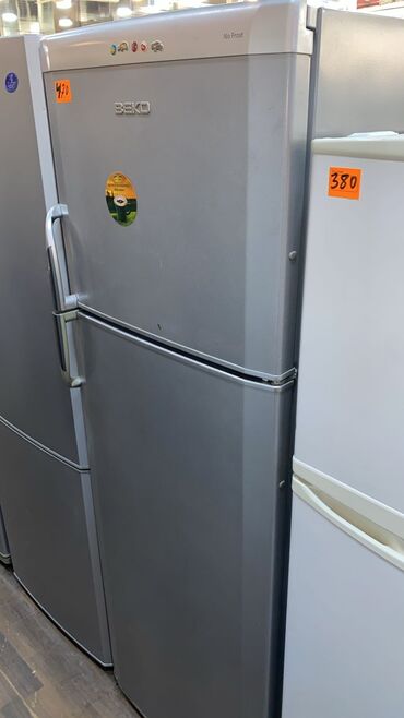 холодильник бу: 2 двери Beko Холодильник Продажа, цвет - Серый