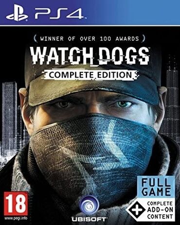 Oyun diskləri və kartricləri: Ps4 watch dogs complete edition