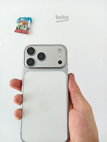 ayfon x: IPhone 17 Pro Max, Б/у, 2 ТБ, Серебристый, Коробка, 100 % — 1