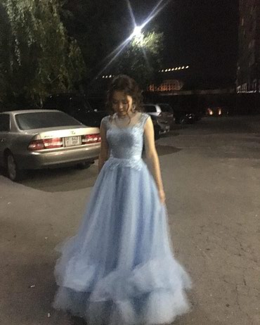 синее вечернее платье: Вечернее платье, S (EU 36)