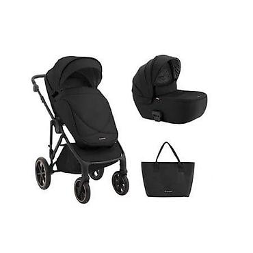 meda i masa: KIKKA BOO Kolica THEA 3u1 – black, set sa tvrdom korpom i I-Prime — 1