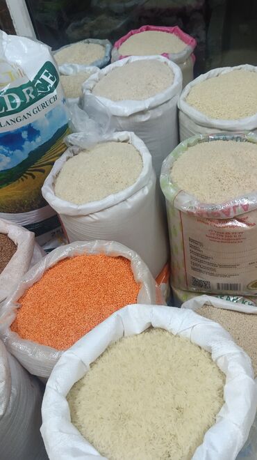 Крупы, мука, сахар: Рис и бобовые оптом в мешках - Рис GOLDEN RICE THAILAND, упаковка — 6