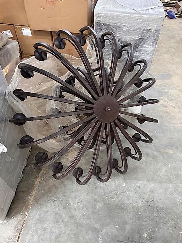 şam r16: Çılçıraq, 10 və daha çox lampa, Metal — 3