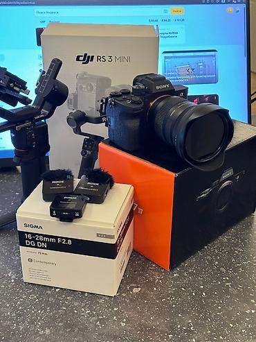 sony a: Комплект для фото и видео: 1) Камера Sony a7 IV (полноформатная — 1