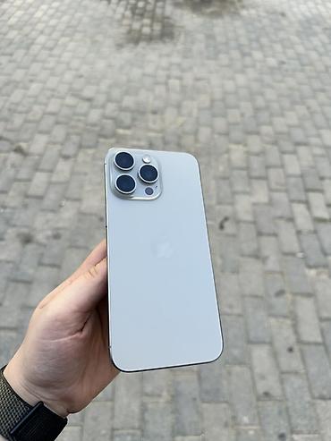 IPhone 15 Pro Max, 256 GB, Gümüşü, Face ID