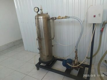 Digər istehsal avadanlığı: Su qazlaşdırma aparatı. Saturator. Her nov icklerin (lümanat,qazli su