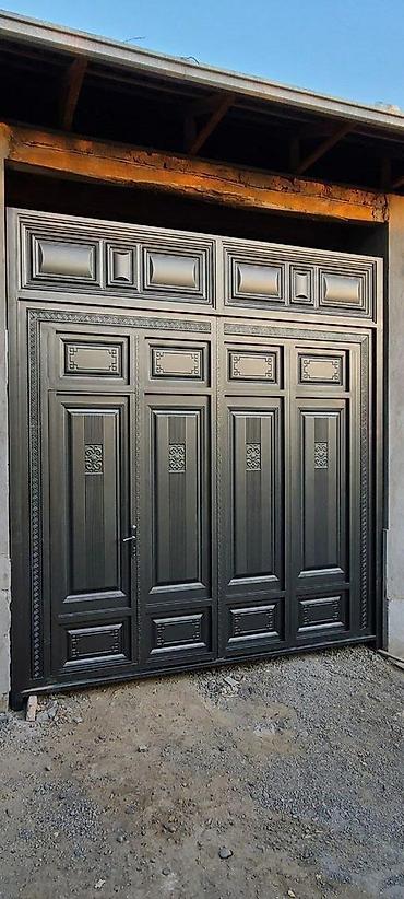 Откатные ворота: Металлические ворота с декоративной отделкой. Подходят для установки — 14