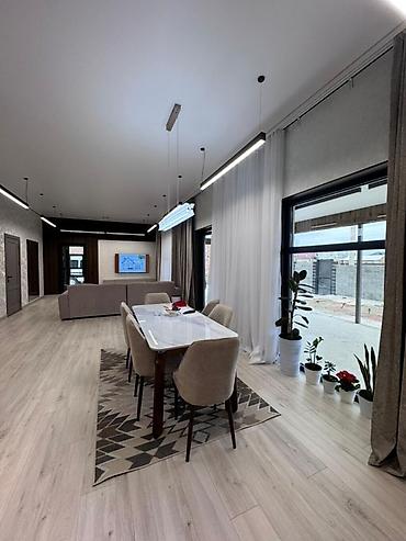 Продажа коттеджей и домов: 🏡 **Современный одноэтажный дом с большой террасой!** 📍 Бишкек, ж/м — 15