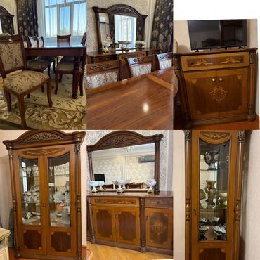 купить круглый стол в баку: Qonaq otağı üçün, Dördbucaq masa, 8 stul lalafo.az -da купить круглый стол в баку: Qonaq otağı üçün, Dördbucaq masa, 8 stul