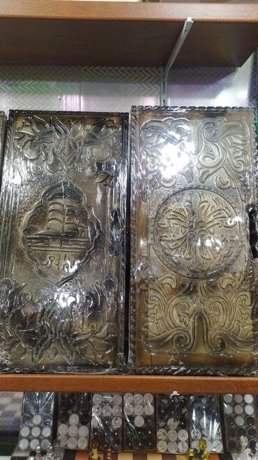 Nərdlər: Xalça naxışları və milli motivlərlə bəzədilmiş taxta nərd dəstləri - — 6