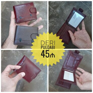 Çantalar Azərbaycanda: Deri Pulqabi - 45 ₼