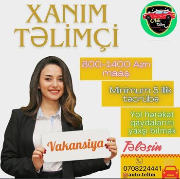 xanımlar üçün sürücülük təlimi: Aylıq, Chevrolet, Qalmamaq şərti ilə