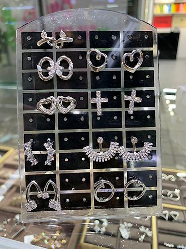 Серебряные серьги: Серебряные серьги, Проба 925, Женские, Новый — 16