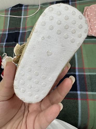 ortopedik ayaqqabılar: Rəng - Qızılı Baletkalar, Mothercare, Ölçü: 16, Qız üçün — 4
