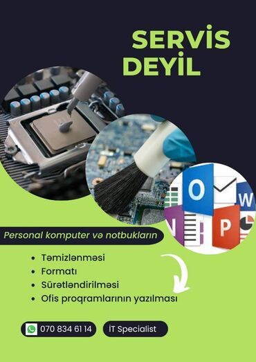 kompüter yığılması: Təmir | Noutbuklar, kompüterlər | Evə gəlməklə