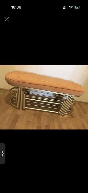 Art-deko üslubunda oturacaq/skamyə - Ölçü: təxmini 120×40×45 sm