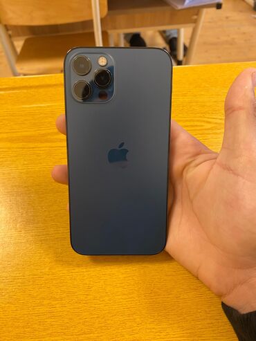 Apple iPhone: IPhone 12 Pro, 128 GB, Pacific Blue, Simsiz şarj, Face ID