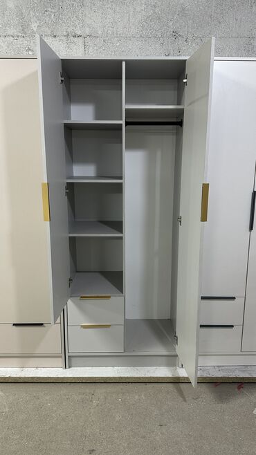 Шкафы для одежды: Шкаф для одежды, Новый, Прямой, ЛДСП — 4