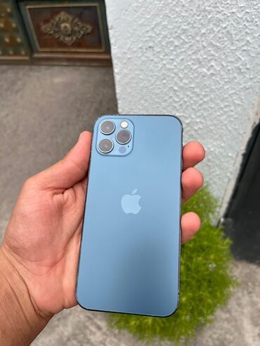 Ложки: IPhone 12 Pro, Pacific Blue, Face ID