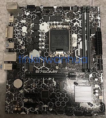 socket 1151: Материнская плата для ПК, Б/у, Asus, LGA1700, Micro-ATX — 1