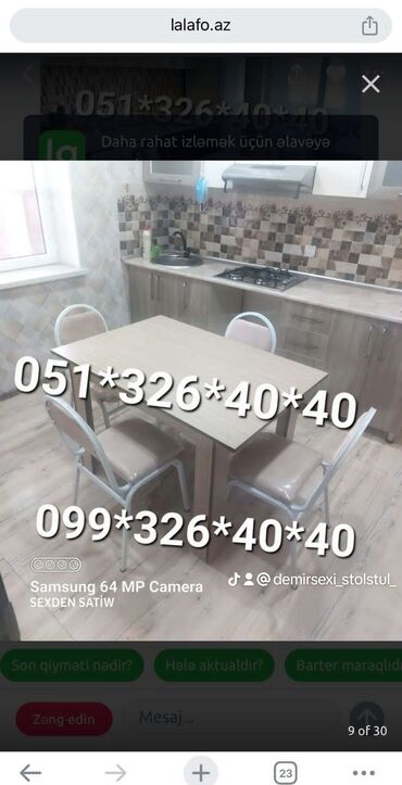 Bağ, çöl oturacaqları: Yeni, Sadə stul, Metal, Azərbaycan -da lalafo.az — 11 Bağ, çöl oturacaqları: Yeni, Sadə stul, Metal, Azərbaycan — 11