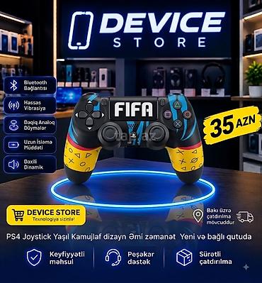 dj kontroler: PS4 Joystick – FIFA dizaynlı Xüsusiyyətlər: - Bluetooth bağlantısı - — 2