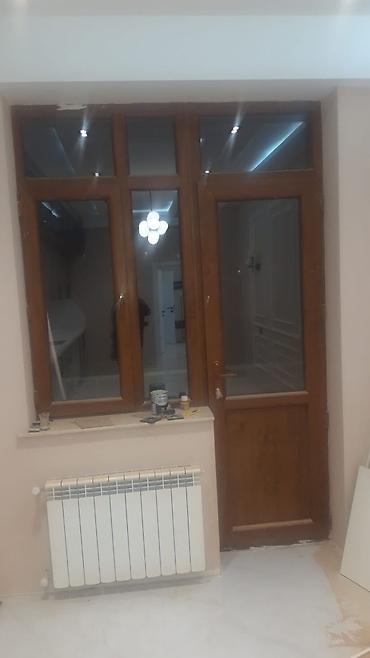 plastik qapi qiymətləri: Plastik qapi 264/76sm Pencere 173/96sm 2dest 160azn bir dest Pasyolka — 1