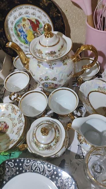 madonna bosqab: Çay dəsti, rəng - Ağ, Farfor, Madonna, 6 nəfərlik, Çexiya — 1