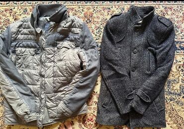 Рубашки: Мужское пальто, Zara, L (EU 40), цвет - Черный