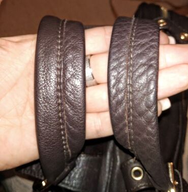 Torbe: Marella - kožna braon torba Divna torba od meke i debele prirodne — 2