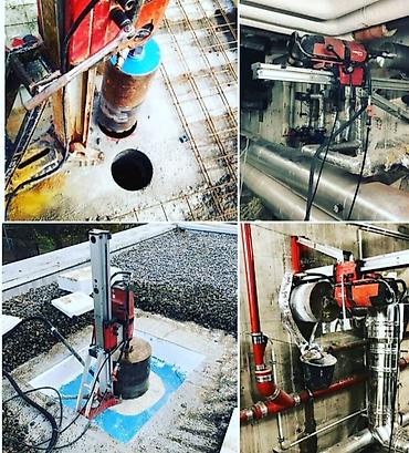 Beton işləri: Beton deşmə və kəsmə xidməti - Sənaye və yaşayış obyektlərində dəqiq — 1