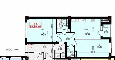 сретенка дом продаю: 2 комнаты, 69 м², Элитка, 11 этаж, ПСО (под самоотделку)