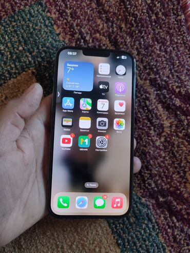 продажа сотовых телефонов бу: IPhone 13 Pro Max, Б/у, 128 ГБ, Sierra Blue, Защитное стекло, 80 %
