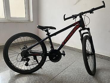 Dağ velosipedləri: TRINX velosipedi - Brend/model: TRINX (qara-qırmızı rəng sxemi) - — 4