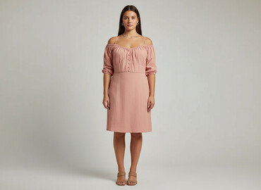 sukienki na wesele dla puszystych karko: Women`s dress, size 3XL