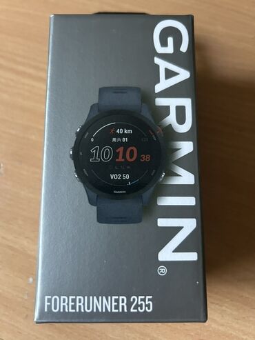легаси айка: Новые Garmin Forerunner 255 в сером цвете с черным циферблатом и