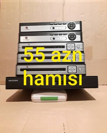 Videomüşahidə: Təzə DVR reqistratorlar hamısı bir yerdə satılır bir qiymətə.6 ədəd